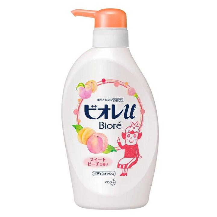 Biore Body Wash Sweet Peach Scent - 480ml