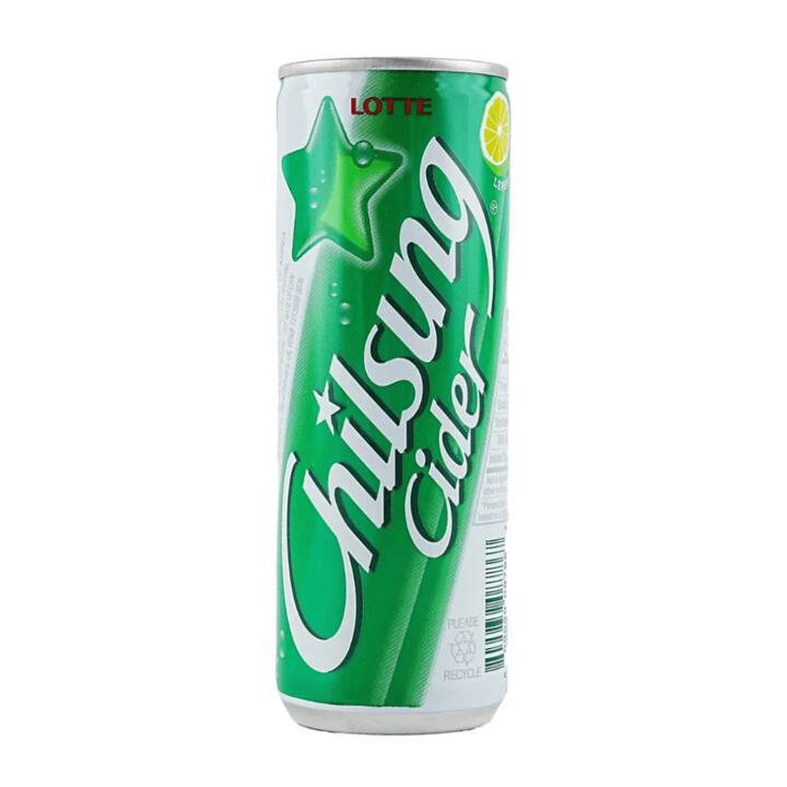 Lotte Chilsung Cider Lemon-Lime Soda - 250ml