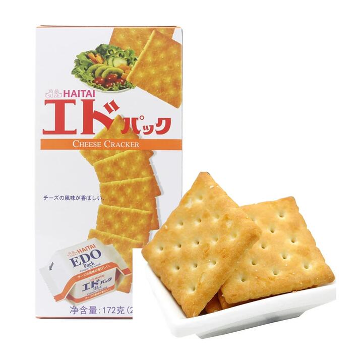 EDO Cheese Flavored Crispy Crackers - 172g