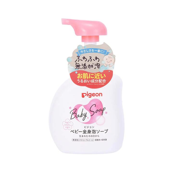 Pigeon Baby Shampoo & Body Wash 2-in-1 Foam - Floral Scent - 500g