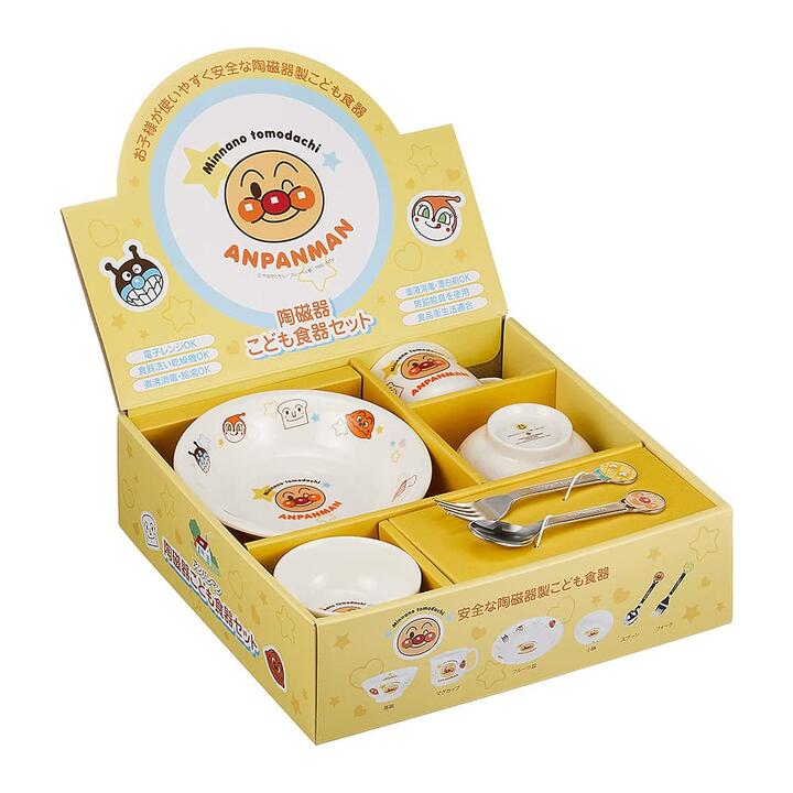 Anpanman Children's Tableware Gift Set - 6 Pieces