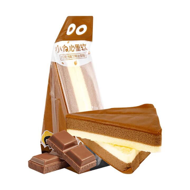 Xiaobai Soft Heart Chocolate Flavor Sandwich Cake - 90g