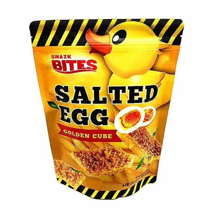 Snazk Bites Salted Egg Golden Cube - Original Flavor, 100g