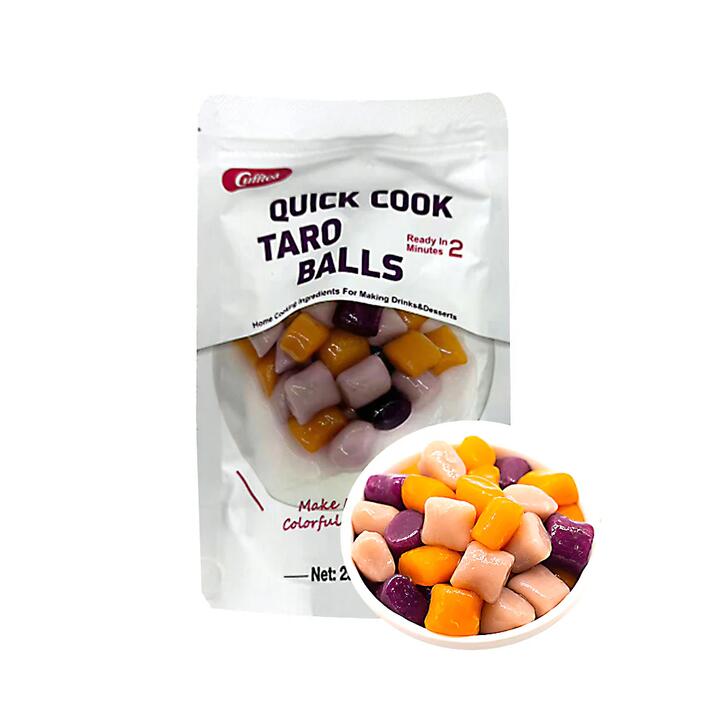 Cufftea Quick Cook Taro Balls - Tri-Color, 250g