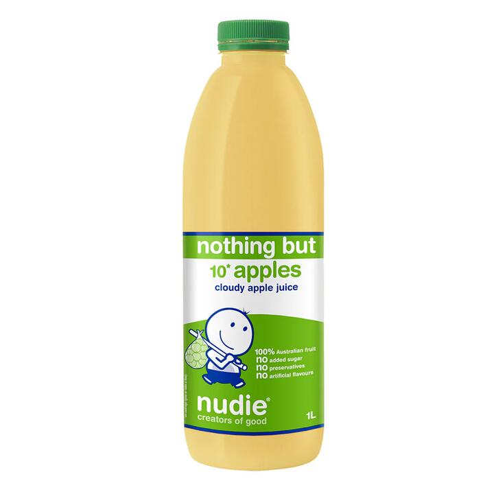 Nudie Cloudy Apple Juice - 1L