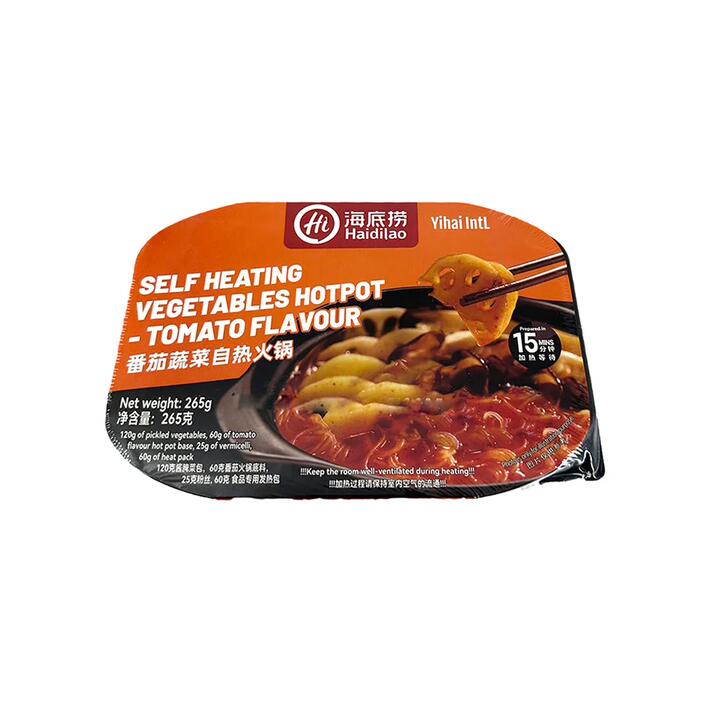 Haidilao Self-Heating Vegetables Hotpot - Tomato Flavour 265g
