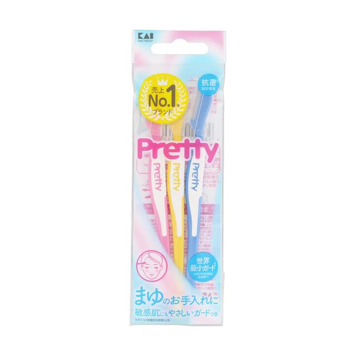 Kai Small Eyebrow Razors - 3 Pieces