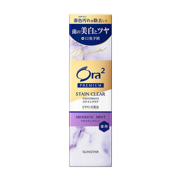 Ora2 Premium Stain Clear Toothpaste - Aromatic Mint, 100g