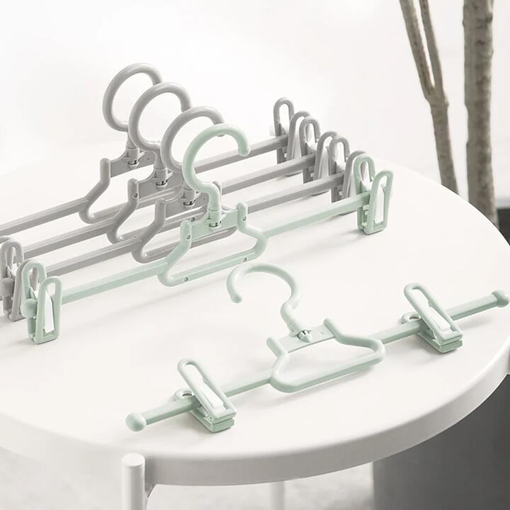 Chahua Adjustable Clip Pants Hangers - Pack of 5