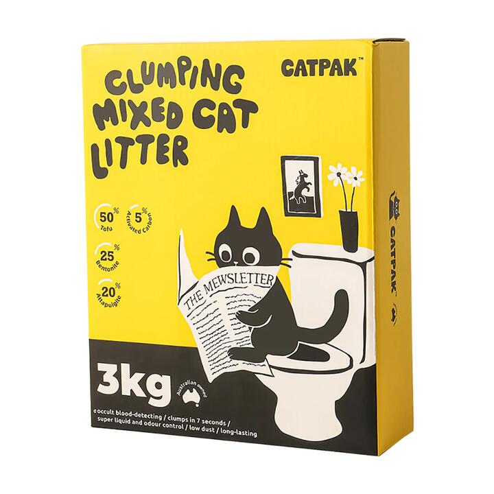 Catpak Clumping Mixed Cat Litter - 3kg