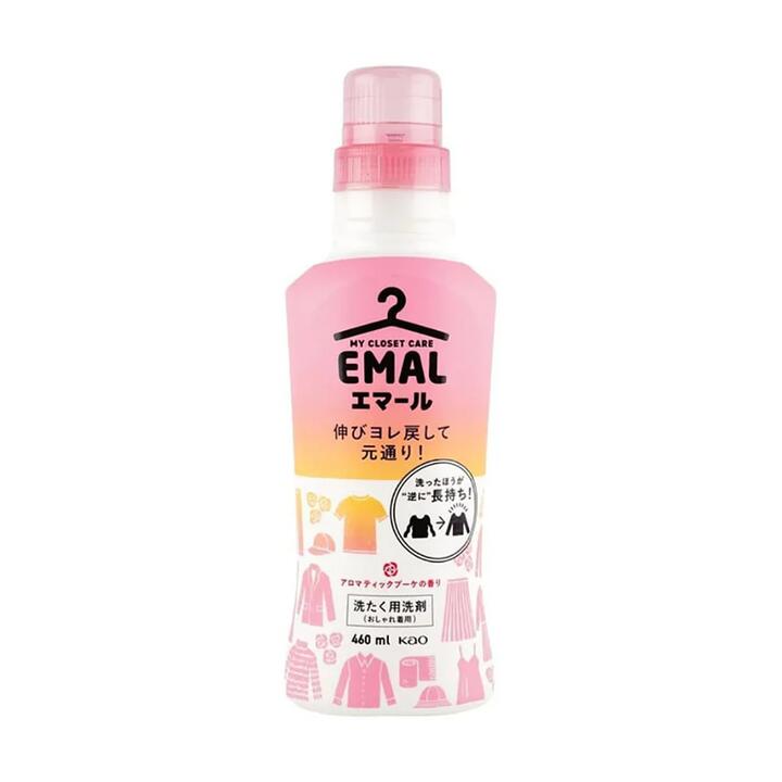 Kao Emal Concentrated Laundry Detergent for Wool, Cashmere, and Silk - Floral Scent, 460ml