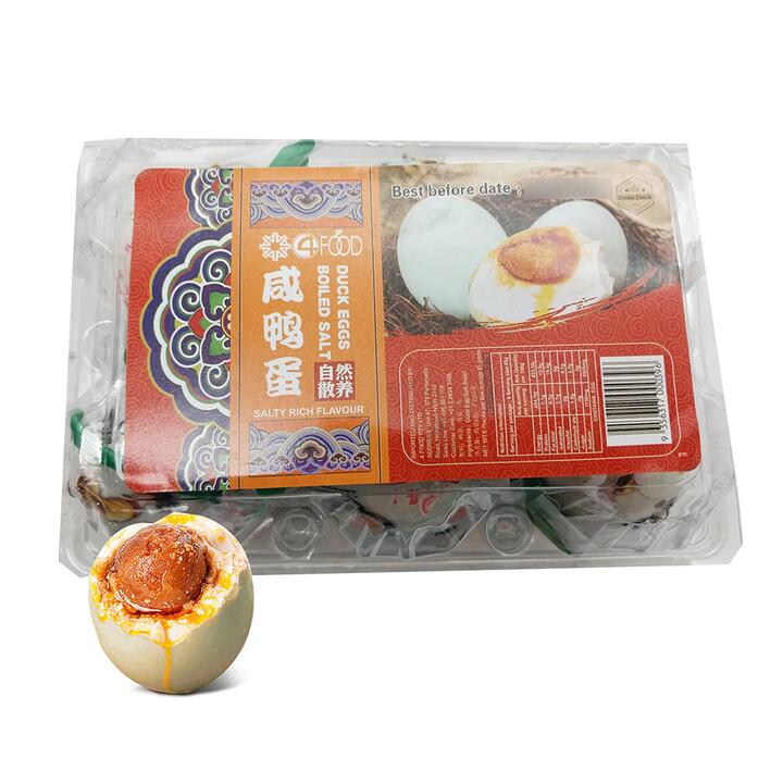 4 Food Salted Duck Eggs - 6 Pieces, 380g