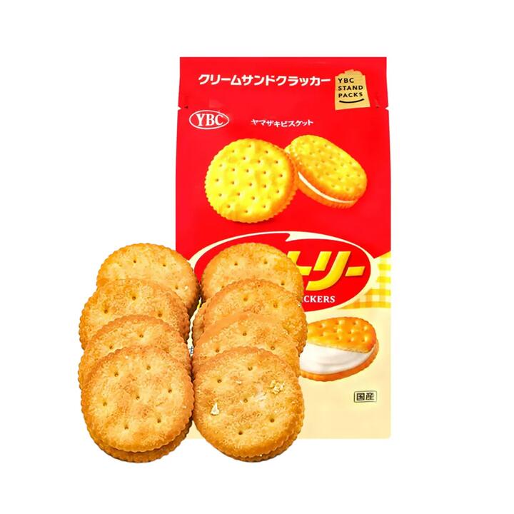 YBC Vanilla Cream Sandwich Crackers - 8 Pieces, 131.6g