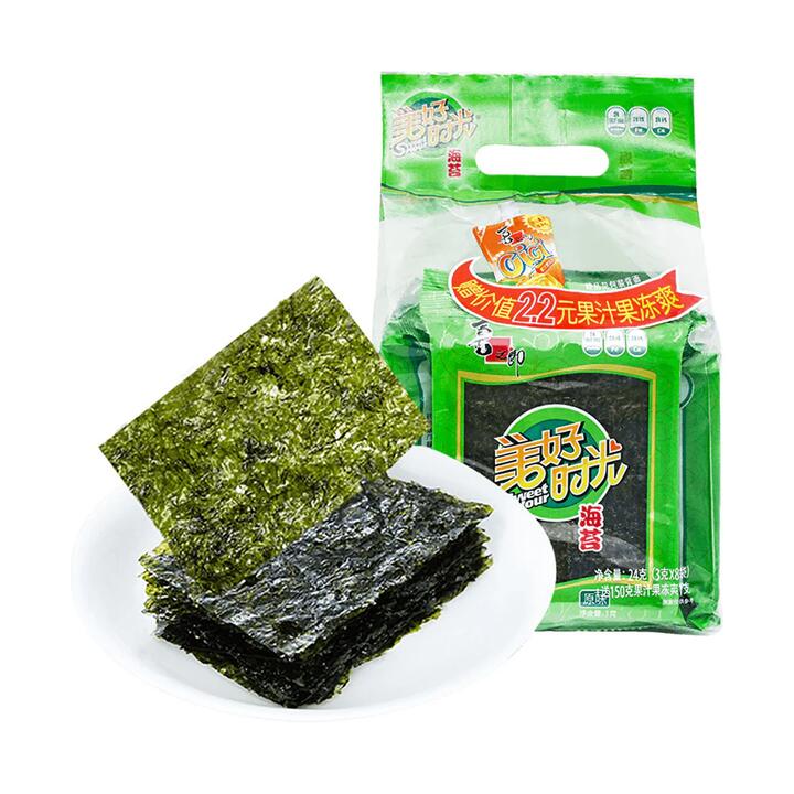 Sweet Hour Original Flavor Seaweed - 3g x 8 Packs