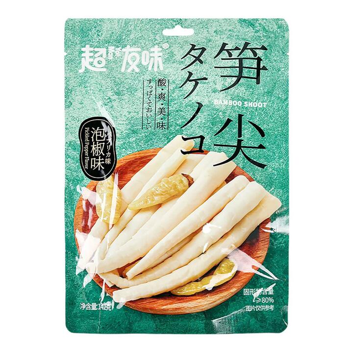 Chaoyouwei Pickled Bamboo Shoot Tips – Pickled Pepper Flavor 142g