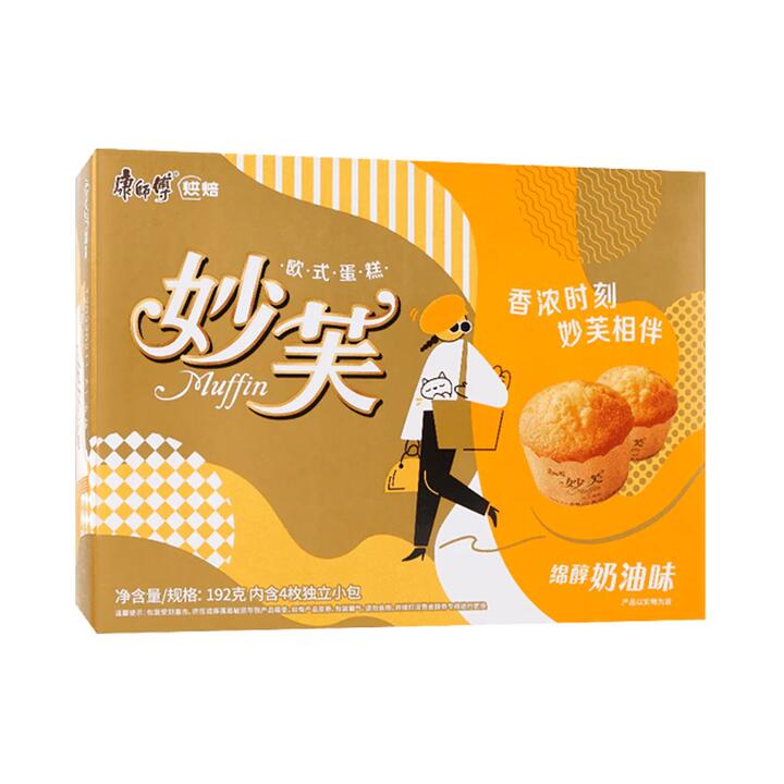 Master Kong European Style Muffin - Cream Flavor, 192g