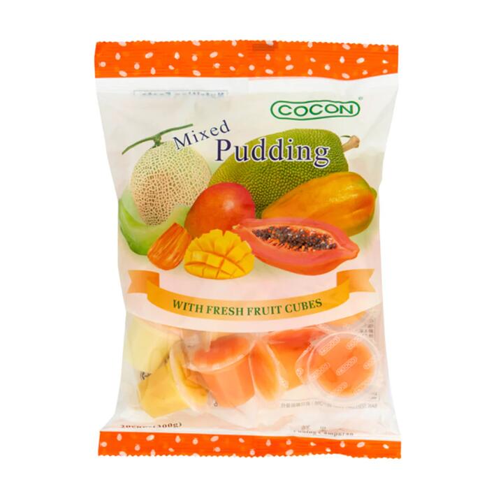 Cocon Mini Fruit Pudding Mixed Flavors - 20pcs, 300g