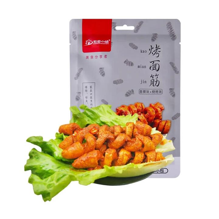 Shimo Town Grilled Gluten Spicy & BBQ Flavor - 100g