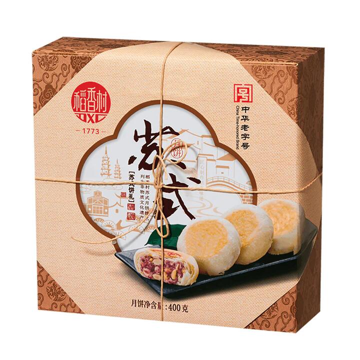 Daoxiangcun Suzhou-Style Mooncake Gift Box - 400g