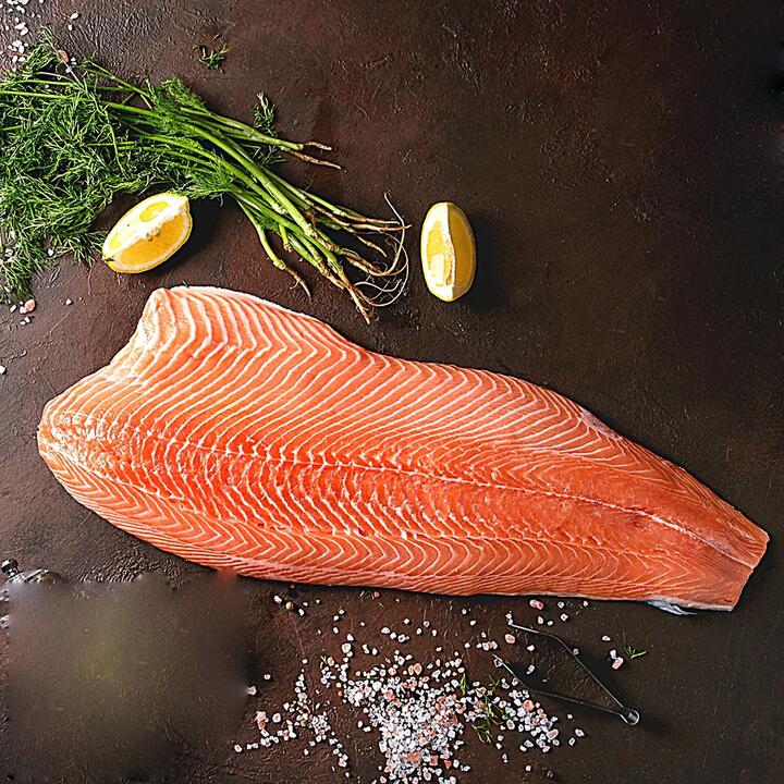 Cooke Frozen Alaskan Salmon Fillet - 0.7-0.8kg