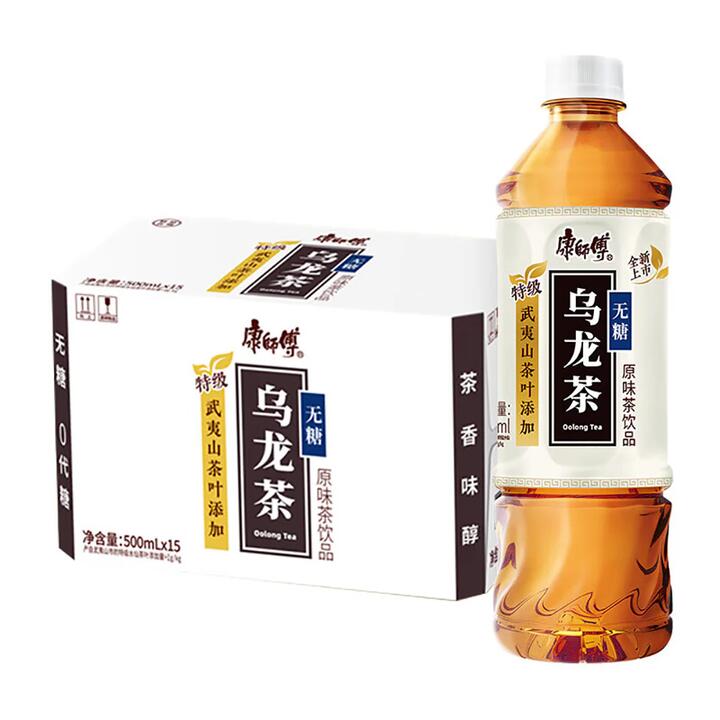 Master Kong Oolong Tea Unsweetened - 500ml x 15 Bottles