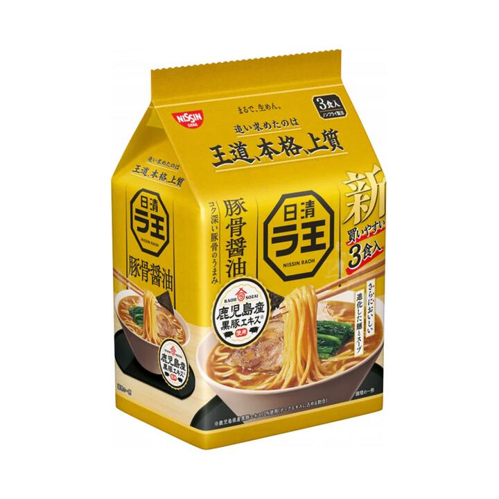 Nissin Raoh Tonkotsu Shoyu Ramen - 3 Servings