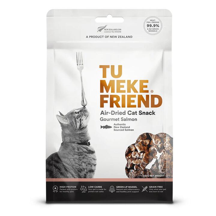 Tu Meke Friend Air-Dried Cat Snack Gourmet Salmon - 120g