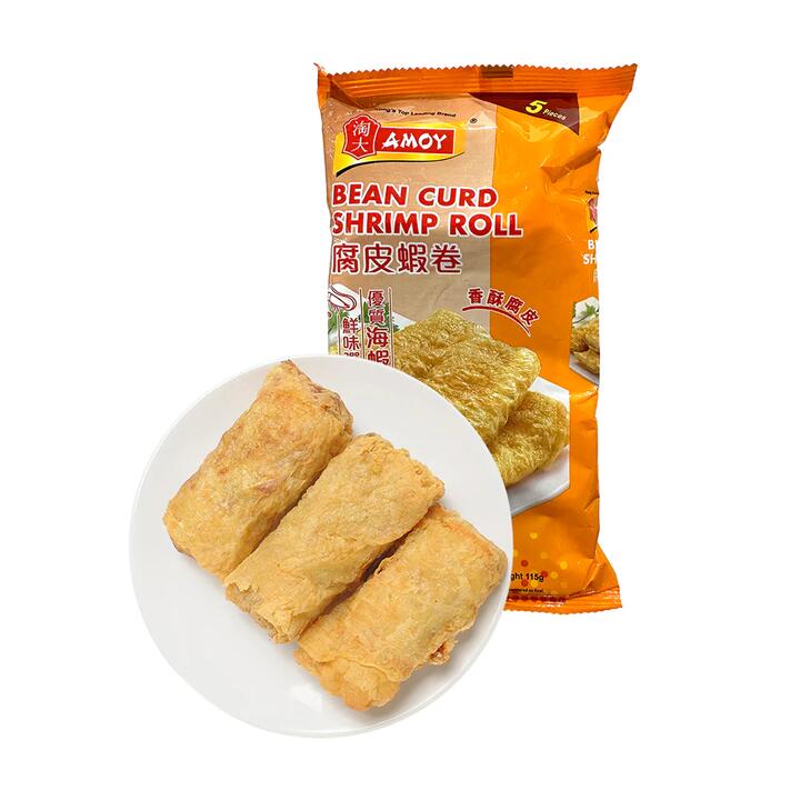 Amoy Frozen Bean Curd Shrimp Roll - 115g
