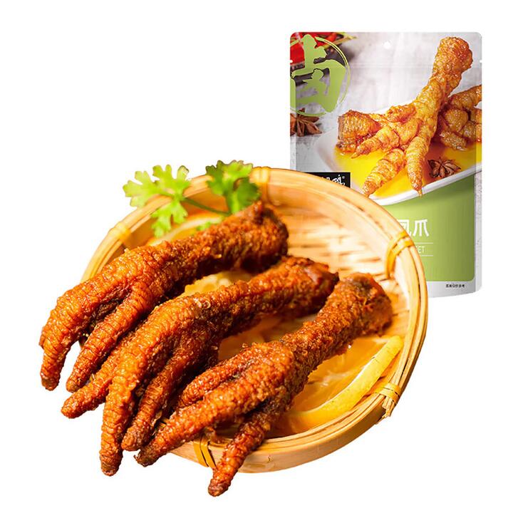 Xiaohu Duck Spiced Tiger Skin Chicken Feet - 110g