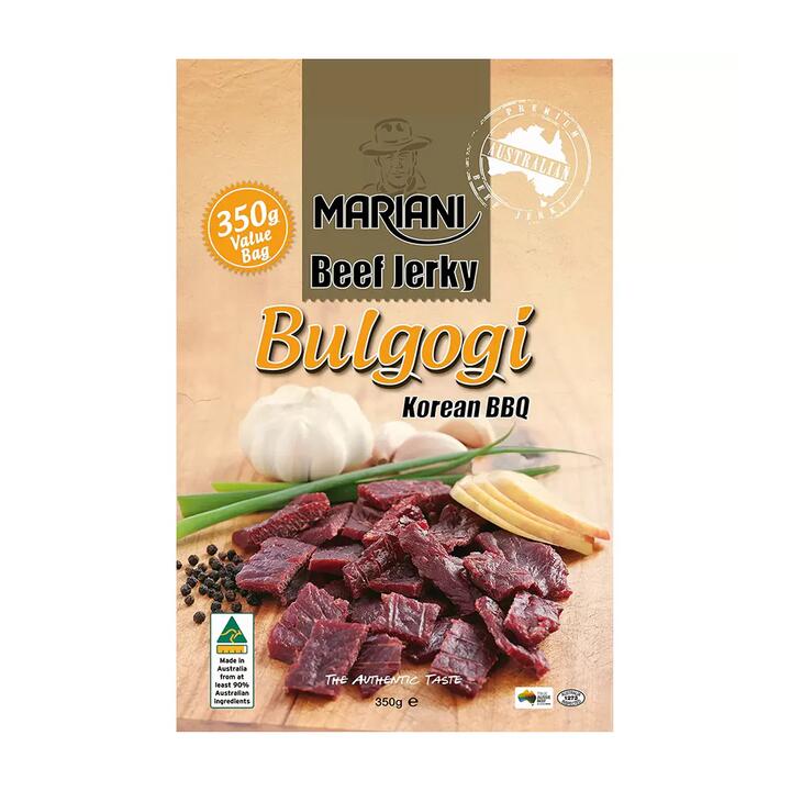 Mariani Korean BBQ Beef Jerky - 350g
