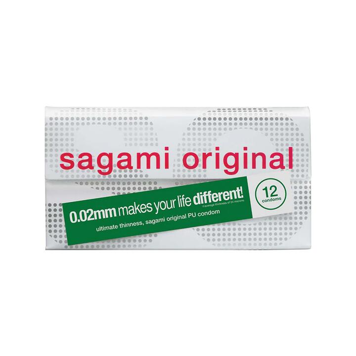 Sagami Original 0.02 Ultra-Thin Condoms - 12 Pieces