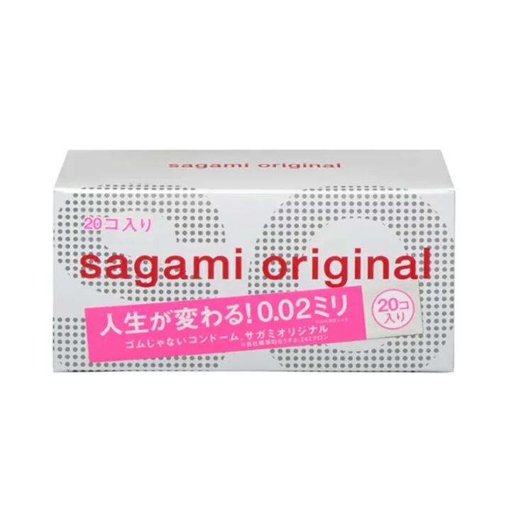 Sagami Original 0.02 Ultra-Thin Condoms - 20 Pieces