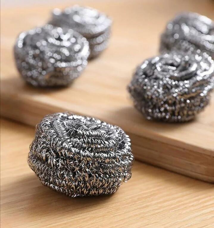Five Star Stainless Steel Scrubbers - 4 Pieces