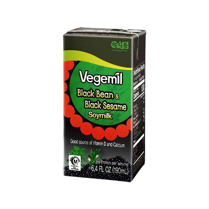 Vegemil Black Bean & Black Sesame Soymilk - 190ml