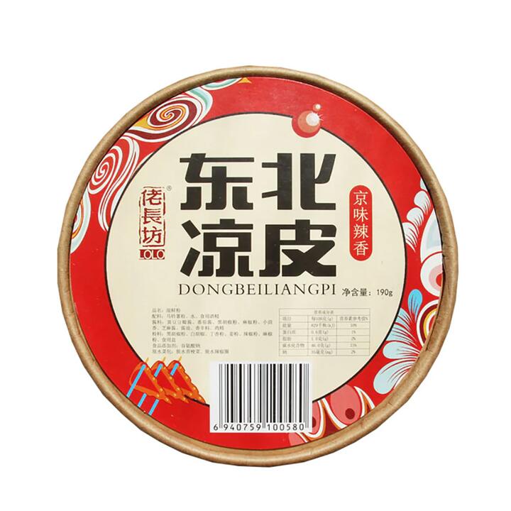 Lao Changfang Northeastern Cold Noodles with Spicy Beijing Flavor - 190g