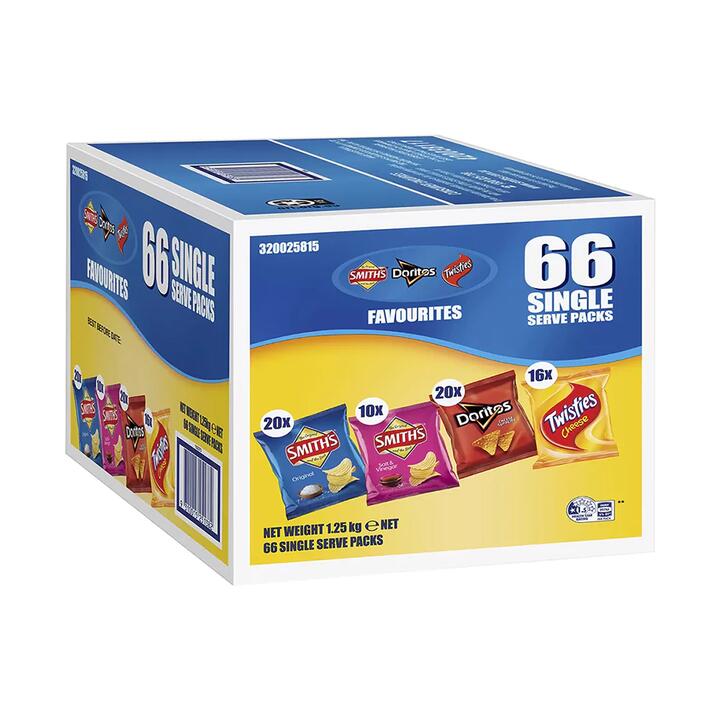 Smith's Party Pack Chips - 66 Single Serve Packs