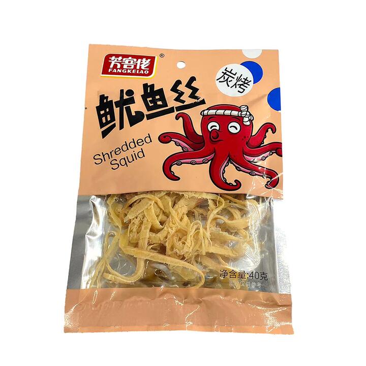 Fangkeliao Charcoal Grilled Shredded Squid - 40g