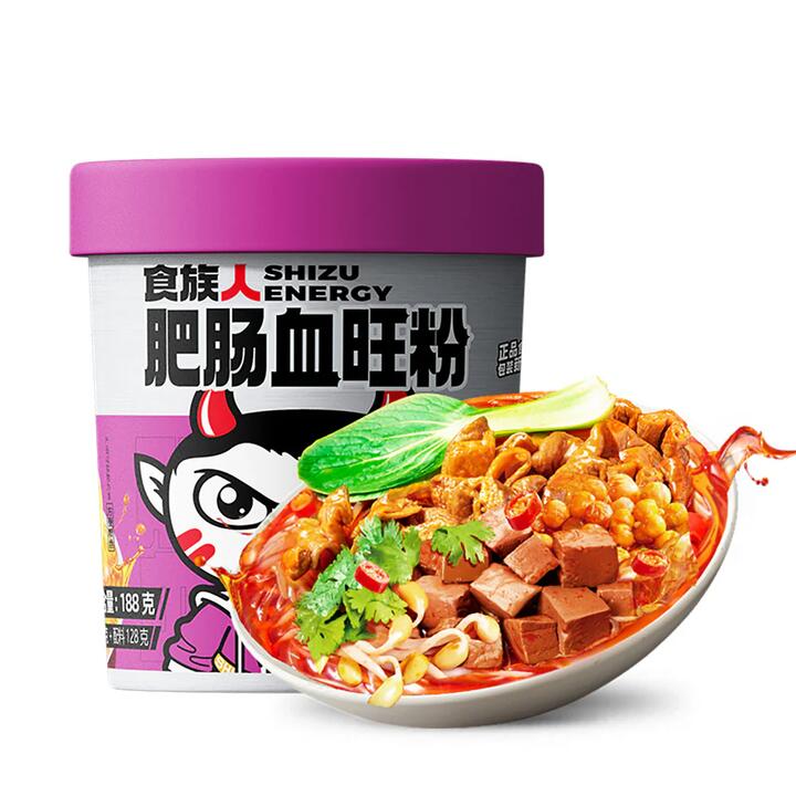 Shizu Energy Spicy Intestine and Blood Tofu Vermicelli - 188g