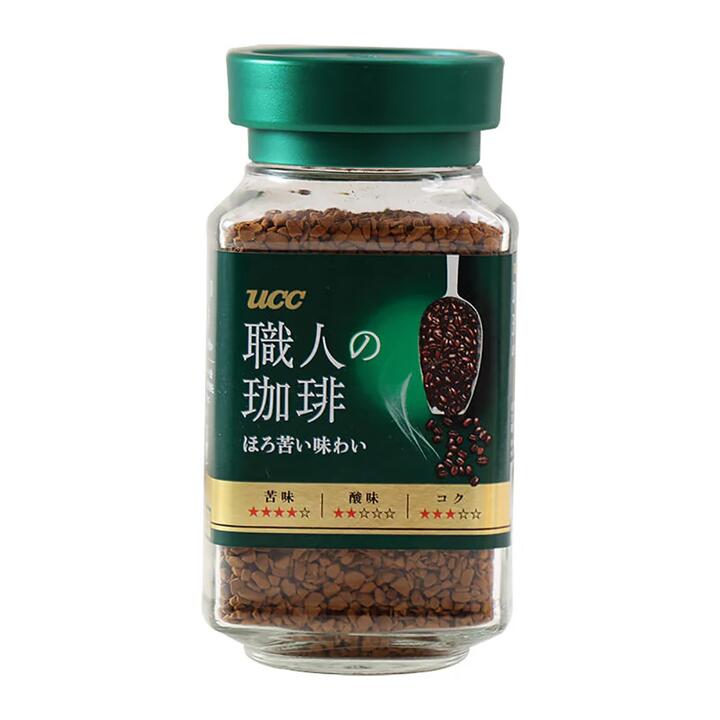 UCC Craftsman Coffee Powder - Bitter Blend, Green Bottle 90g