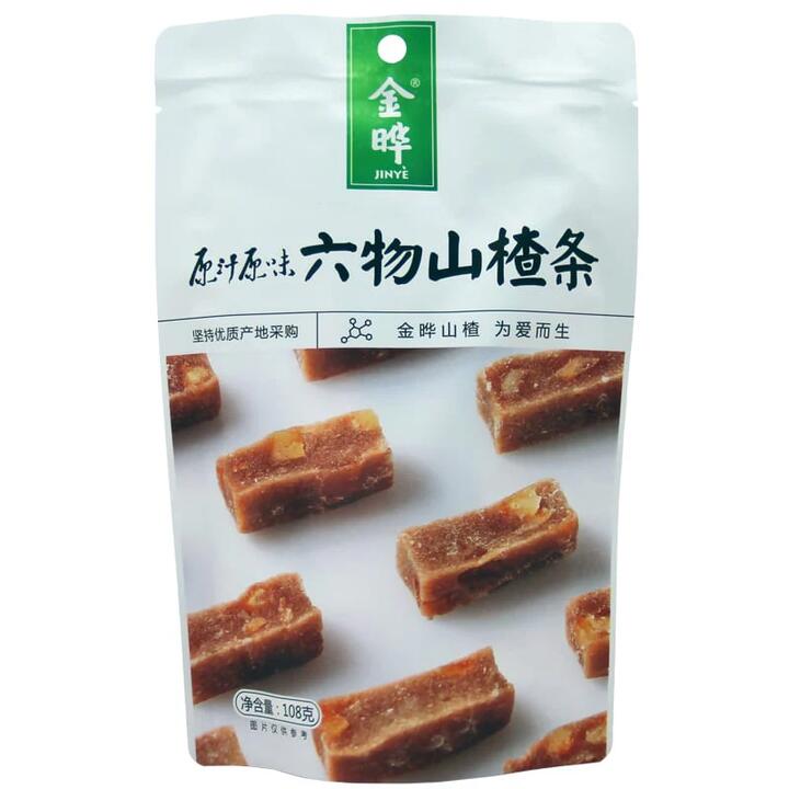 Jinye Six-Ingredient Hawthorn Sticks - 108g