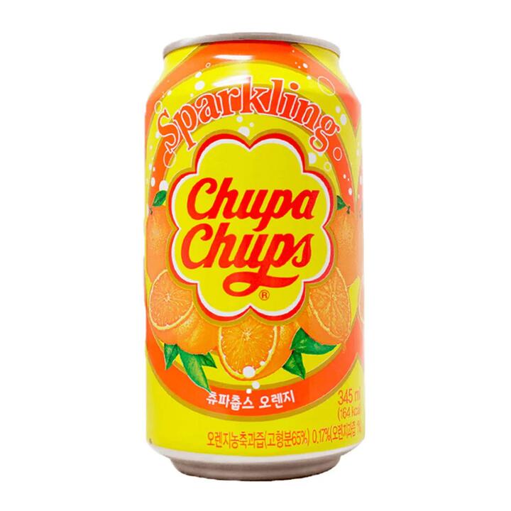 Chupa Chups Sparkling Orange Soda - 345ml