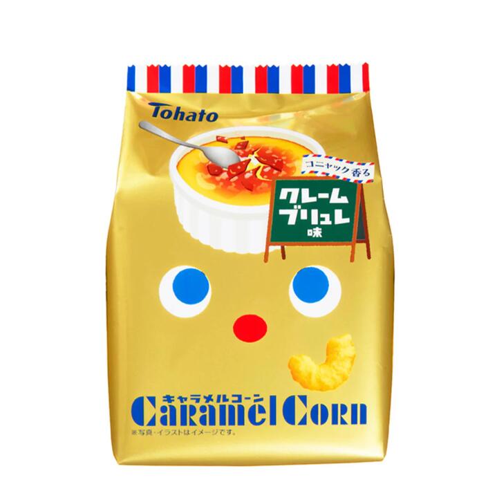 Tohato Caramel Corn - Creme Brulee Flavor, 65g