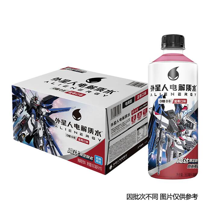 Alienergy Electrolyte Water Blueberry Flavor 500ml - Box of 15