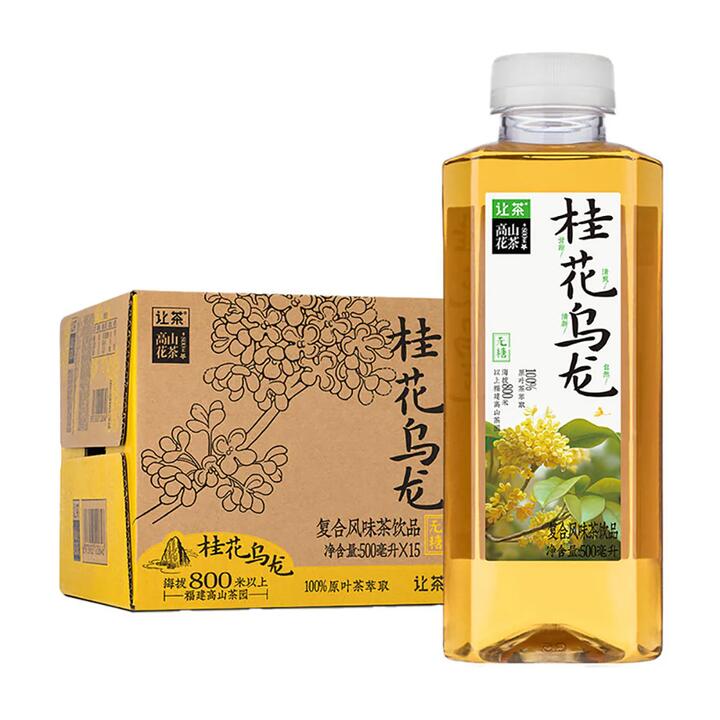 Rangcha High Mountain Osmanthus Oolong Tea 500ml - Box of 15 Bottles
