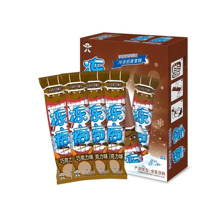 Want Want Frozen Chocolate Ice Bars - 85ml x 4, 340g
