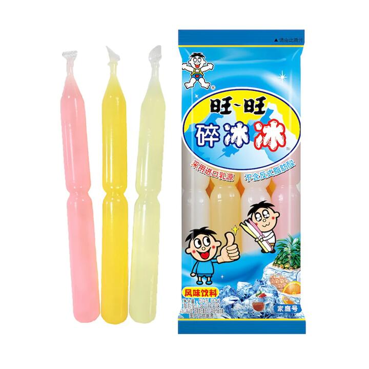 Want Want Crushed Ice Pops Mixed Flavors Family Pack 78ml*8 - 624ml