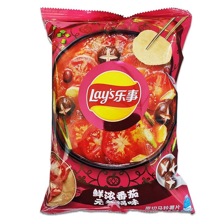 Lay's Tomato Hotpot Flavor Potato Chips - 70g