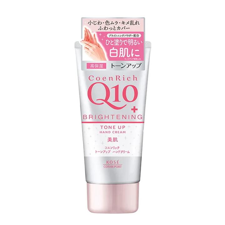 Kose CoenRich Q10 Tone Up Hand Cream 80g