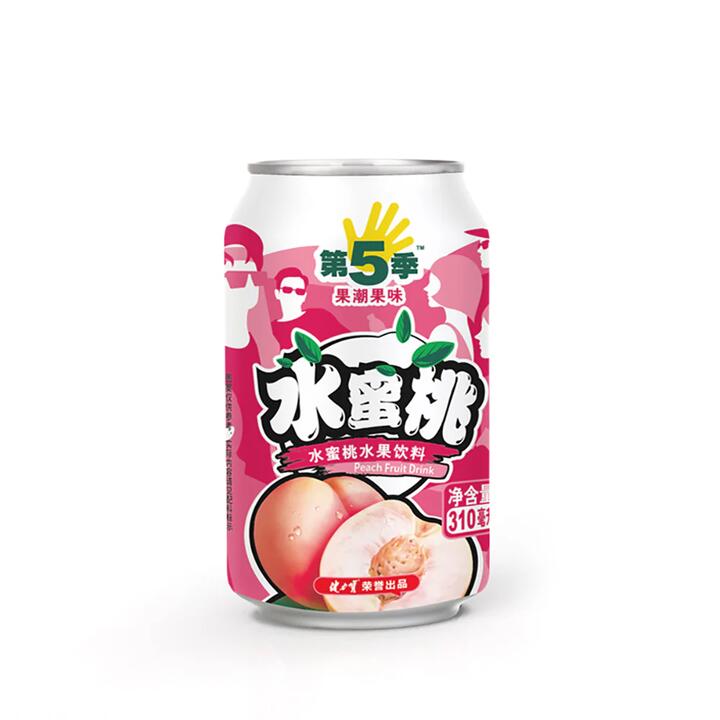 Jianlibao Season 5 Peach Fruit Drink - 310ml