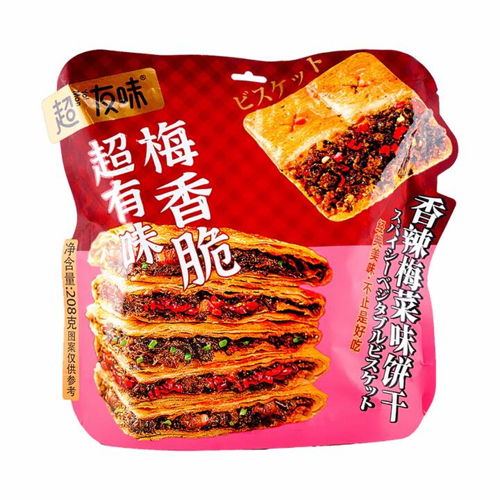 Chaoyouwei Spicy Pickled Vegetable Filled Biscuits - 208g